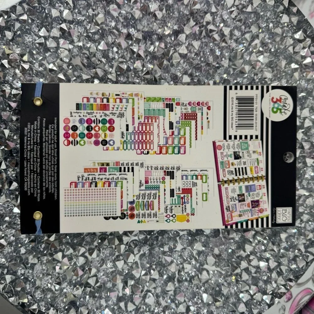1829 pieces stickers 30 sheets Planner Vibrant Sticker Collection sticker
